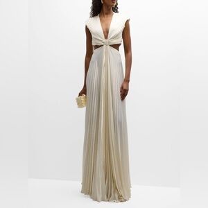 A.L.C Alejandra satin Dress Wisper White